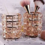 ⁦حافظة فرش ميك اب كريستال⁩ - الصورة ⁦2⁩