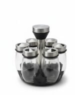 طقم توابل زجاج 7 قطع