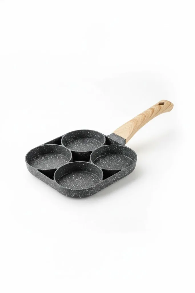 Granite 4-slot egg frying pan - Image 1