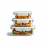 Pyrex fridge container set – 3 pieces
