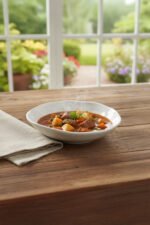 Deep Porcelain Bowl Plate From Fathy Mahmoud - Image 2