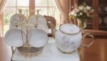 Rose-shaped 15-piece heat-resistant porcelain tea set - Image 2