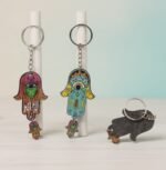 Ramadan Hamsa hand keychain (set of 12) - Image 2