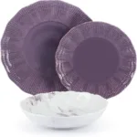  Lotus porcelain 18-piece dinner set