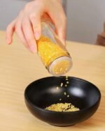 "12-piece revolving glass spice jar set" - Image 3