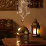 Metal incense burner Ramadan Kareem - Image 2