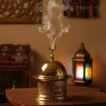 Metal incense burner Ramadan Kareem - Image 2