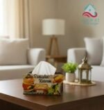 Ramadan themed wooden tissue box - Image 2