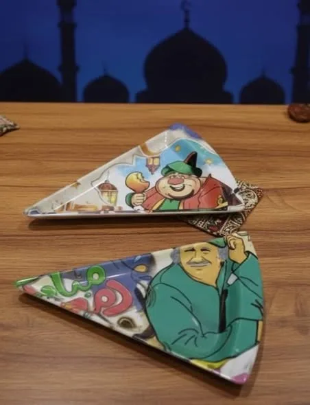 Ramadan melamine triangle plate - Image 3