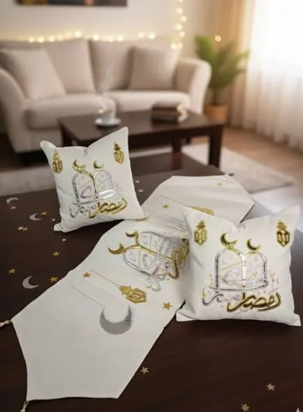⁦طقم رانر + 2 كوشن سيرما⁩ - الصورة ⁦5⁩