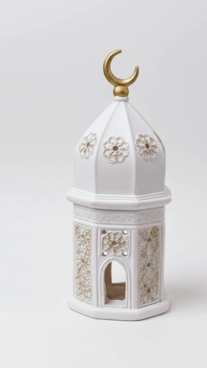 White Porcelain Lantern - Image 1
