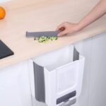 Silicone trash can with bag organizer - Image 3