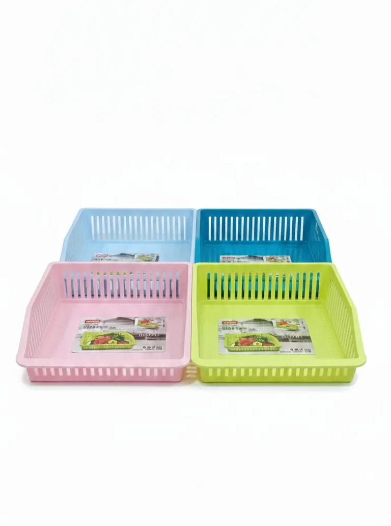 Rectangular plastic refrigerator organizer - Image 1