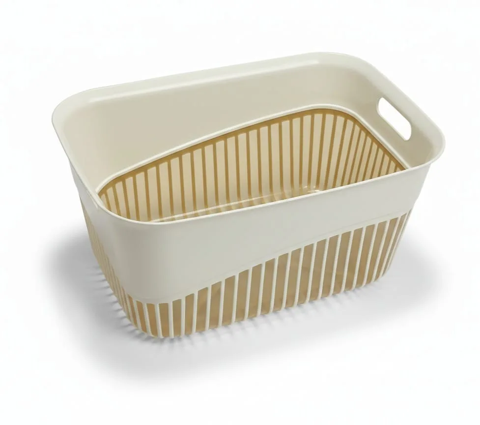 7Liter Rectangular Plastic Bowl - Image 3