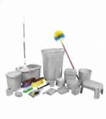 25-pices "Palm" plastic bathroom set from Al Hilal & Al Najma - Image 2