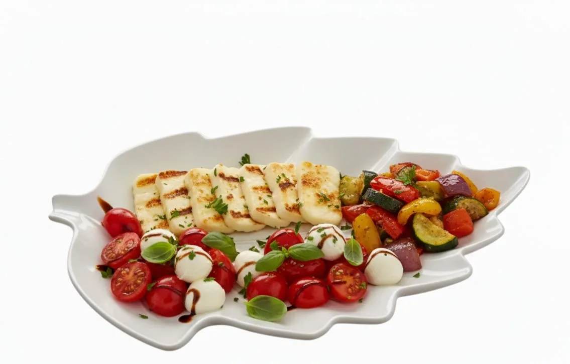 Heat-resistant porcelain serving dish, leaf shape - Image 4