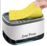 2-in-1 Soap Dispenser with Sponge Holder - Image 2