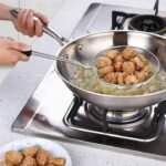 ⁦مقصوصة شبكية احترافية من الستانلس ستيل للقلي والتصفية⁩ - الصورة ⁦2⁩