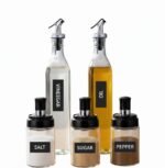 Glass Oil and Seasoning Set 5*1