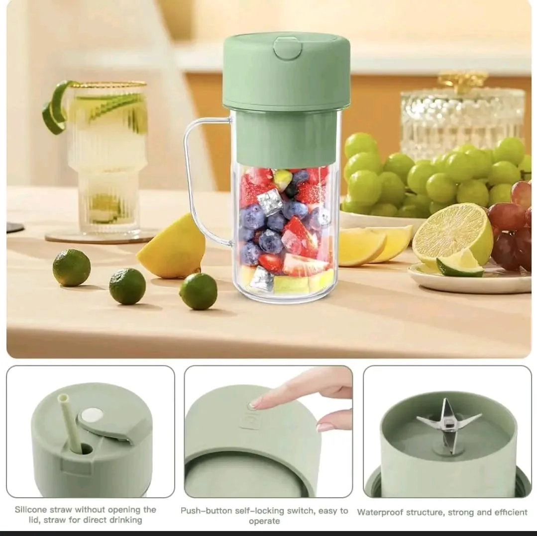 ⁦خلاط عصائر 2*1 بوصلةCrusher Juicer" USB"⁩ - الصورة ⁦3⁩