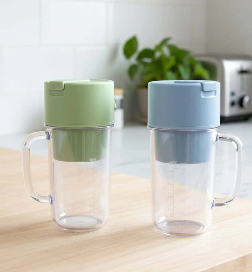 ⁦خلاط عصائر 2*1 بوصلةCrusher Juicer" USB"⁩ - الصورة ⁦4⁩