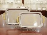 2-piece stainless steel tray set - Image 2