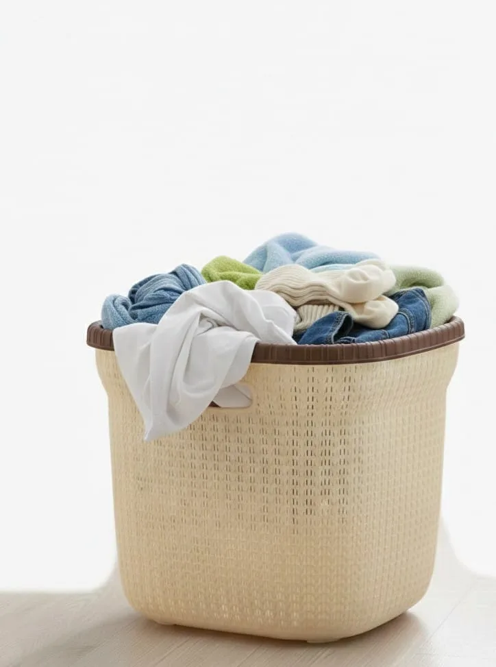 National Plastic Laundry Basket Small - Image 4