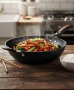 Deep Non-Stick Wok with 2 Handles - Image 2