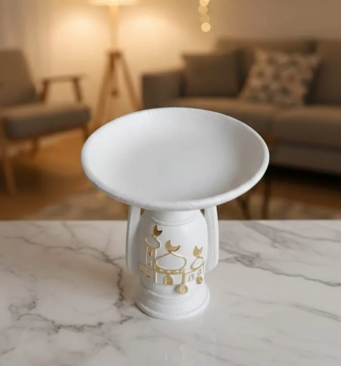 porcelain lantern with a plate holder. - Image 2