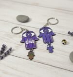 Ramadan Hamsa hand keychain (set of 12) - Image 3
