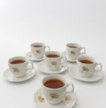 Floral Porcelain Coffee Set