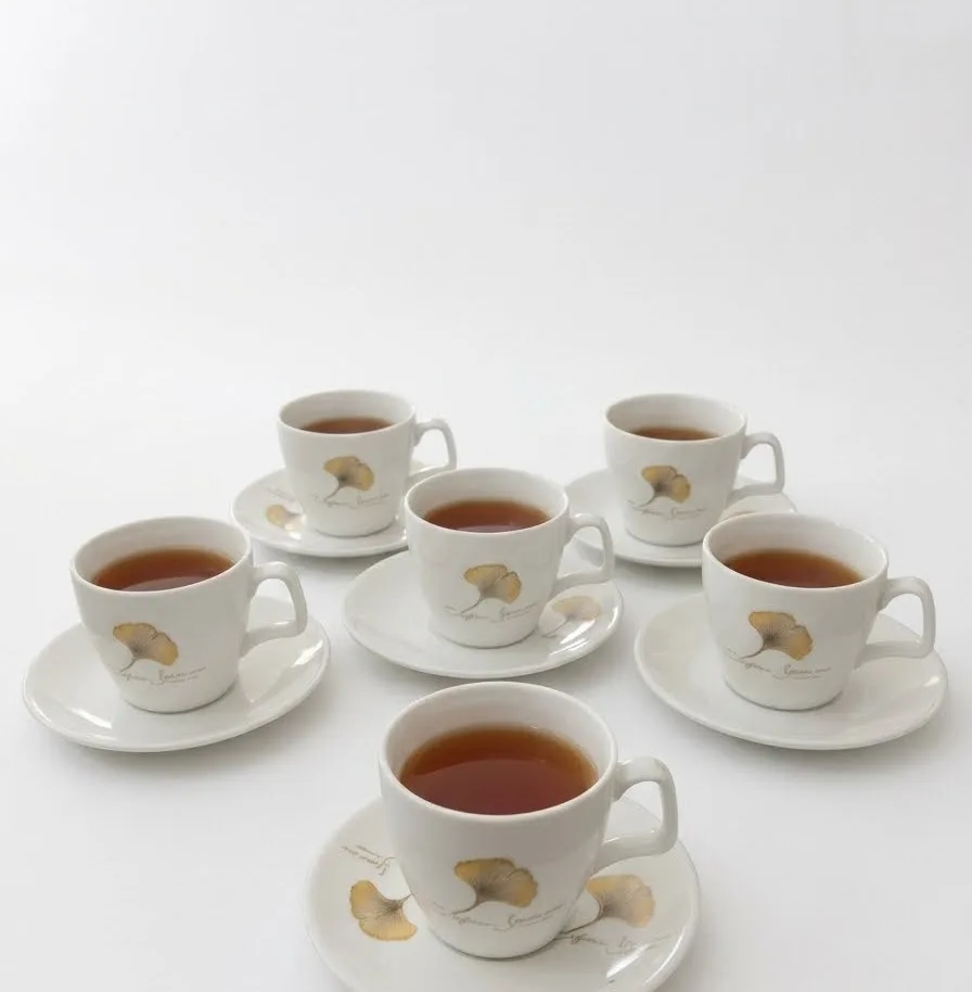 Floral Porcelain Coffee Set - Image 1