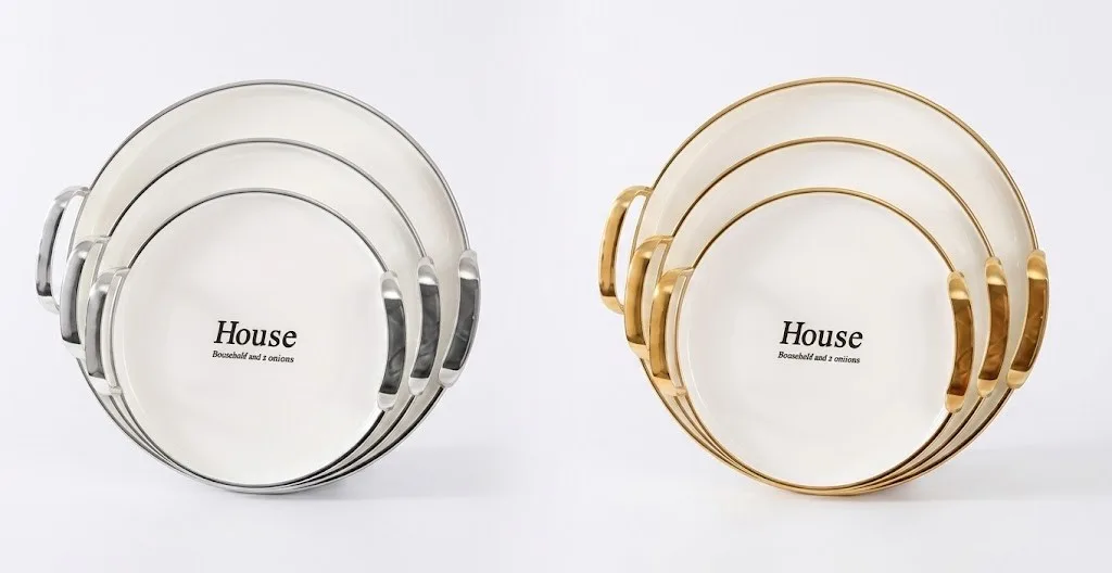 3-Piece acrylic tray set - Image 1