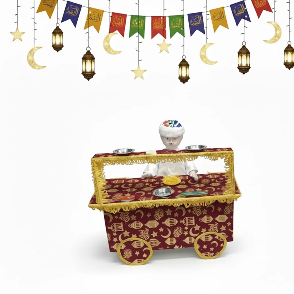 Ramadan colored ful cart - Image 1