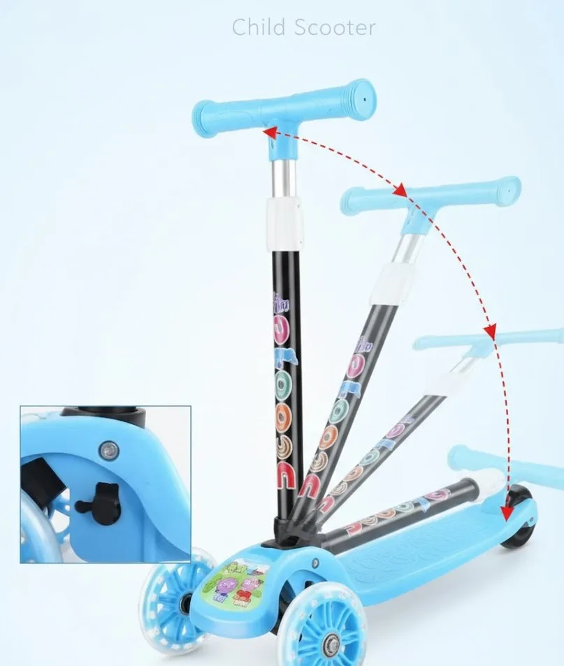 "Wide deck fluorescent scooter" - Image 3