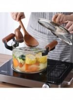 ⁦حلة بايركس بيد خشب⁩ - الصورة ⁦6⁩