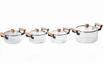 Pyrex pot with wooden handle - Image 7