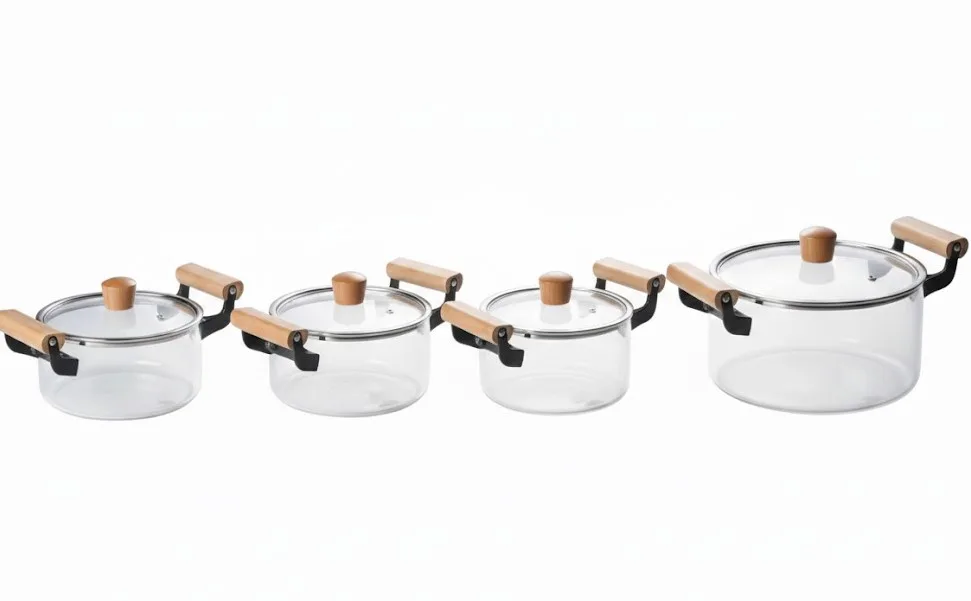 ⁦حلة بايركس بيد خشب⁩ - الصورة ⁦1⁩