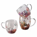 Pyrex Double Rose mug