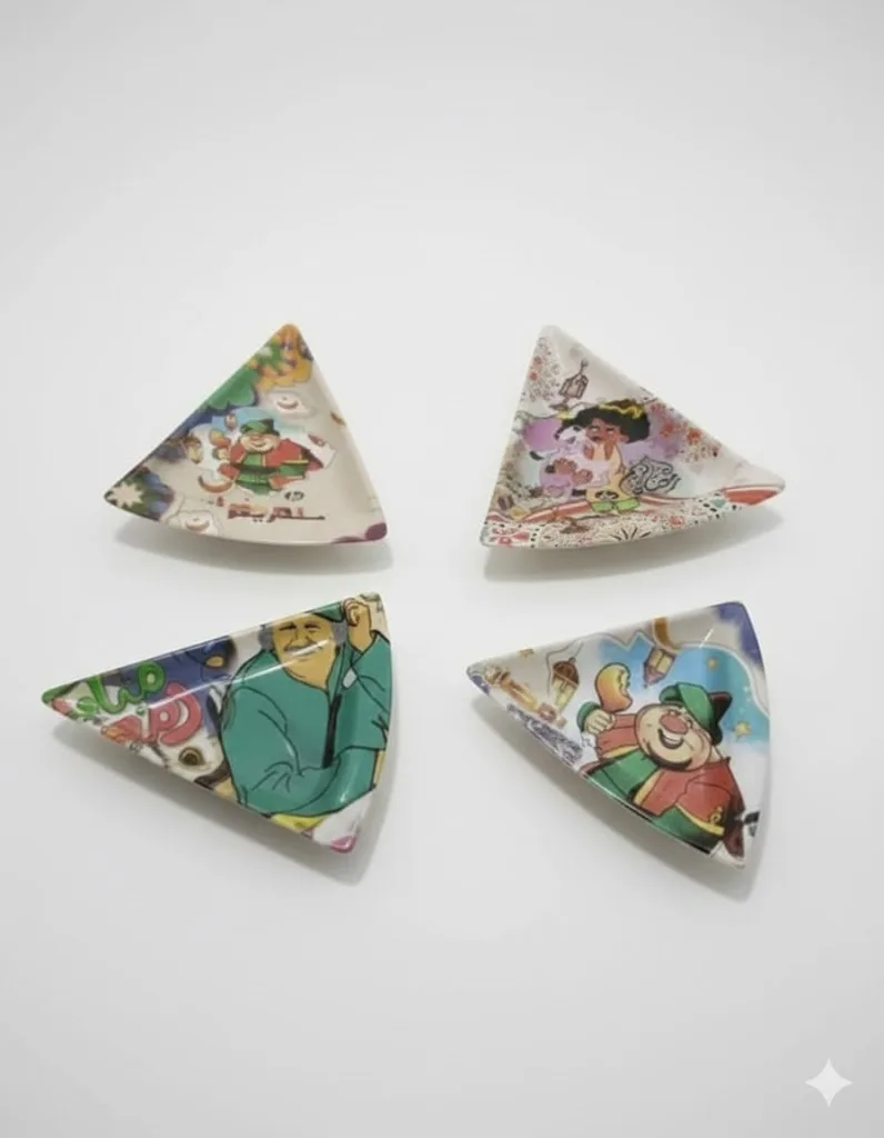 Ramadan melamine triangle plate - Image 1