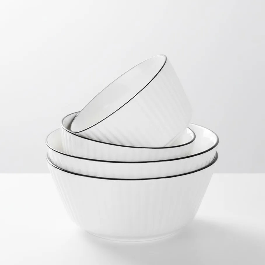 porcelain bowls (3 sizes) - Image 1