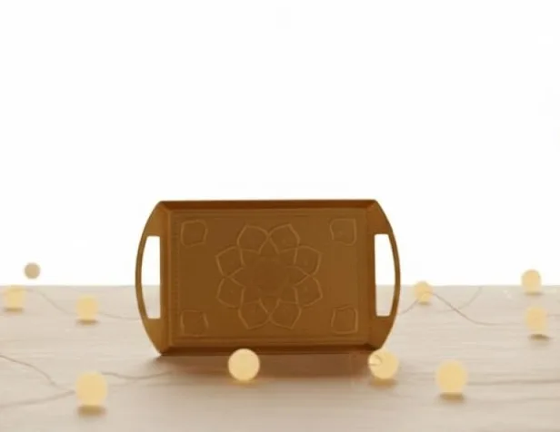 elegance using our gold-colored Ramadan plastic - Image 1