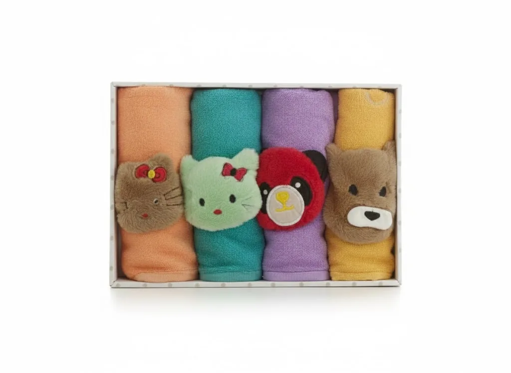 4-piece children's towel set - Image 1