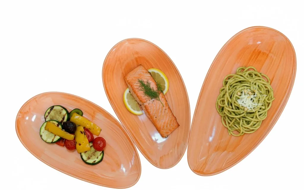 ⁦طقم تقديم بورسلين دمعة 3 قطع⁩ - الصورة ⁦1⁩