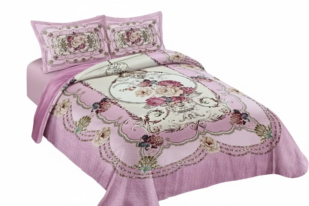 Velvet Coverlet Set - Image 1