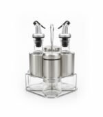 Dispenser Set 4-in-1 Salt, Pepper, Oil, and Vinegar