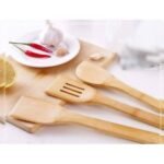 3-Piece Wooden Cooking Utensils Set - Image 2