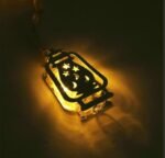 Ramadan Decoration String Lights, Gold Plastic Lantern Shape, 3.5m Warm Light - Image 2