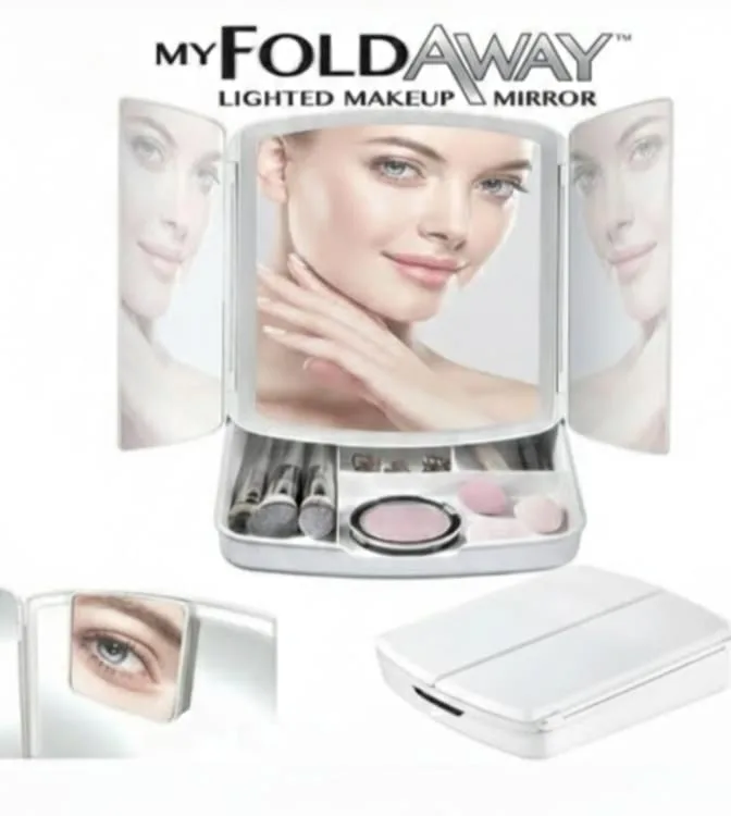 WhatsApp Image 2026-02-28 at 3.01.14 PM 2-in-1 Mirror and Makeup Organizer - Image 1