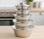 Nouval Modern Aluminum Shawarma Pot Set, 24 Pieces - Image 3